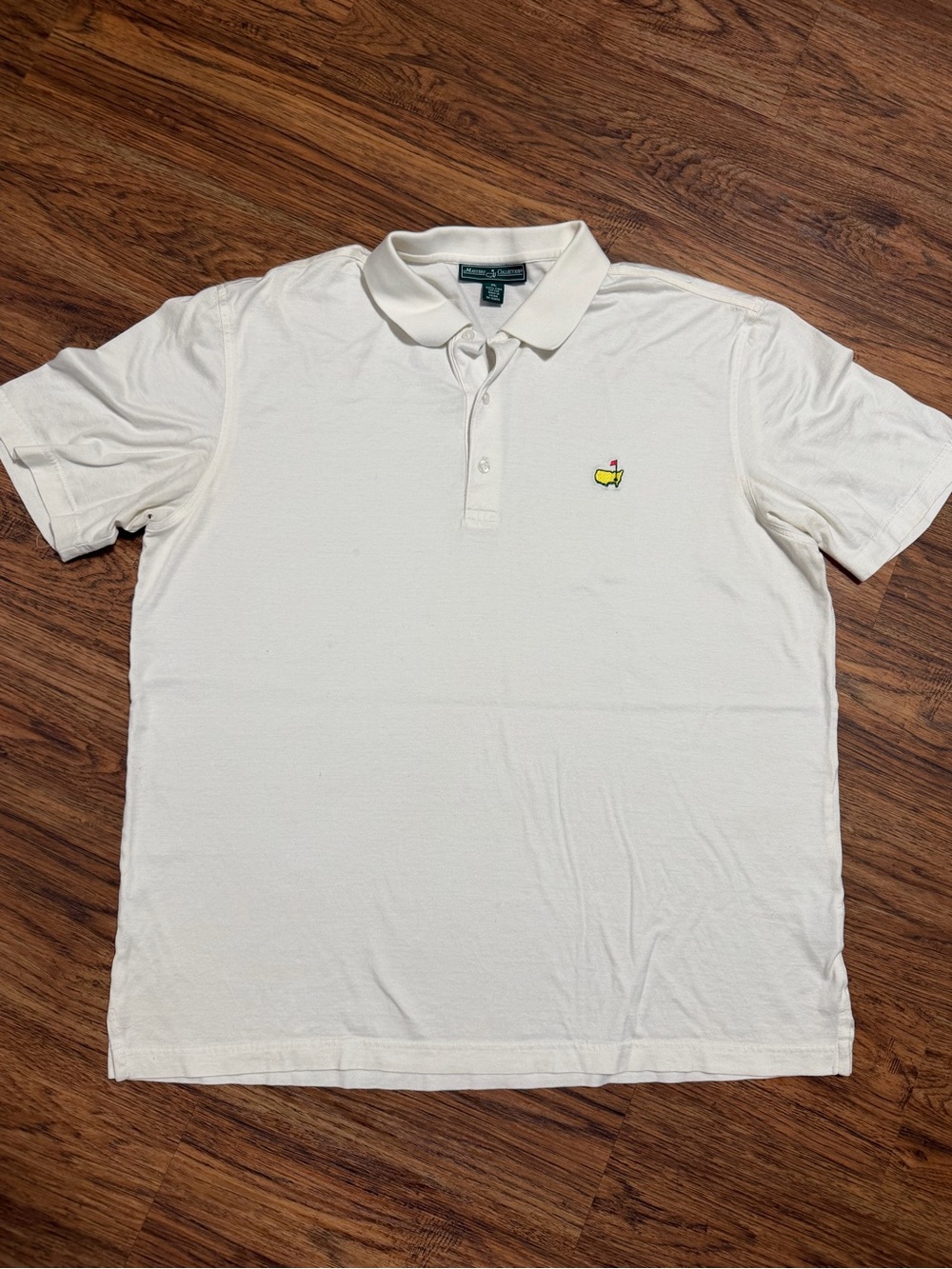 Masters Classic 100% pins cotton white Polo Shirt with Embroidered Logo